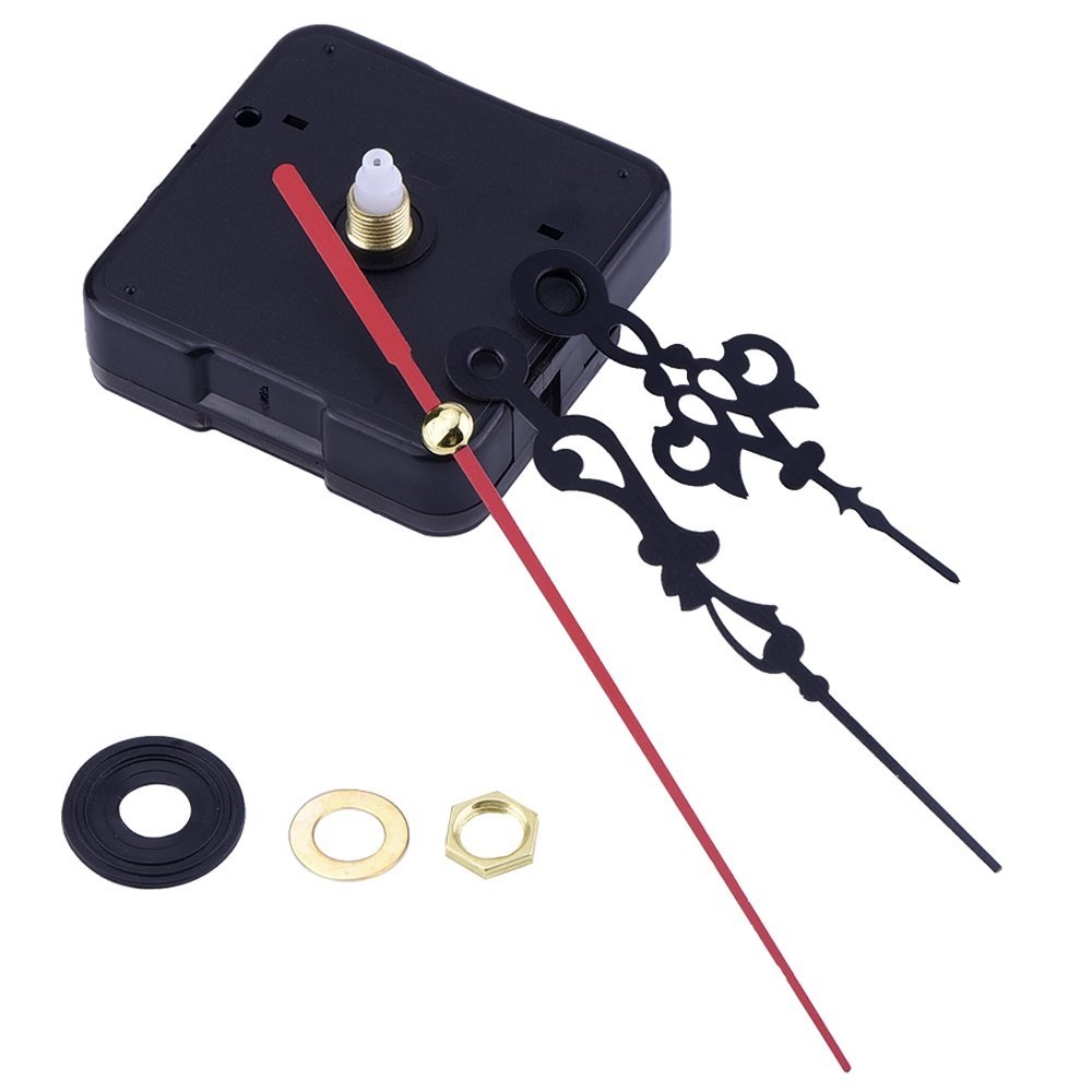 Mudder DIY Repair Tool Parts Kit Quartz Clock Movement Mechanism Hands