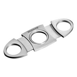 Mudder Double Stainless Steel Pocket Cigar Tool - Nipping off the end of Cigar, Sliver