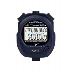 Digital Sport Stopwatch Timer with 2-Rows of 10 Memory Time Display Countdown Alarm