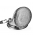 Mudder Vintage Silver Stainless Steel Quartz Pocket Watch Necklace Chain