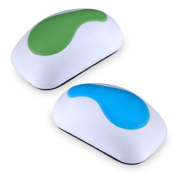 Mudder Magnetic Whiteboard Eraser for Dry Erase Pens and Markers, 2 Pieces (Light Blue, Green)