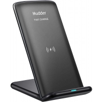 10W Fast Wireless Charger, Mudder 2 Coils QI Wireless Charging Stand for Samsung Galaxy S9, S9 Plus, Note 8, S8, S8 Plus, S7, S7 Edge,iPhone X/ 8/8 Plus and Other QI-Enabled Devices