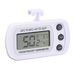 Mudder Wireless Digital Refrigerator/ Freezer Thermometer, White